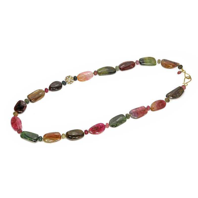 Chunky Multi-colored Tourmaline Necklace