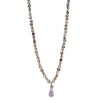 Sapphire & Pink Amethyst Necklace